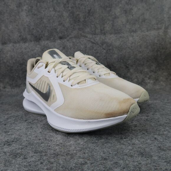 Nike Shoes Womens 7.5 Athletic Sneaker Downshifter 10 Running Sport Active White - Picture 1 of 12